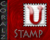 Red "U" Stamp