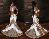 AbstractBrown/White/Dres