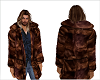 Men's Brown Fur Coat