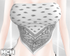 𝖒. Bandana Top White