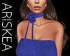 [ᴀ] Fynn Choker Blue