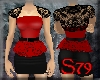 ![S79] red sexy dress