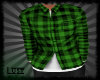 green&blk plaid shirt