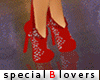 [B] Sparkling Red Shoes