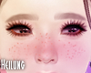 ❥ Blushing + Freckles