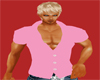Mens Pink Muscle Shirt B