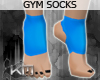 +KM+ Gym Socks Blue/Blk