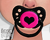 Kids Black Pink Pacifier