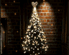 ZC~Xmas Gold Tree+Lights