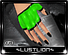 (L)Gloves: Green