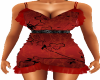Red G Ruffle Dress