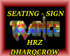 TRANCE SEAT SIGN CLR HRZ