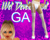 GA White Garter n Hose