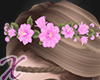 X* Flower Crown Pink