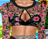 (A) Flowers Blouse