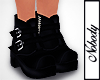 ! Black Buckle Shoes