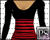 [PS] Stripe Top - Red