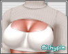 2-Layer Sweater Beige
