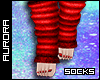 A| Socks - Red