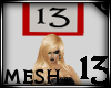 13 HEAD SIGN M&F - MESH