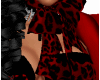 scarf red cheetah