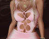JZ Sexy Dress Pink L