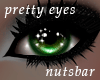 n: pretty green eyes