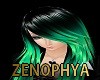 Emo hair vert turquoise
