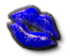dark blue lips