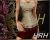 HRH Couture Cream Red