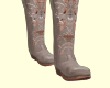 Western Boots Nude