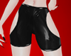 RLS Black PVC Shorts