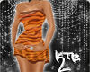 Tiger Print Tube Dress