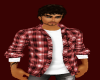[LM]mens plaid shirt-RED