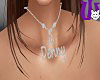 Denny Silver F necklace