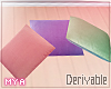 Derivable 3 Pillows
