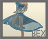 *BB blue Pleated dress