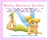 Tink Baby Shower Invite