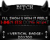 !B Done Right Badge