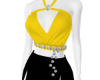 top + long skirt