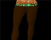 Brown lime pants