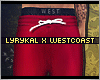 WestCoast Red Shorts