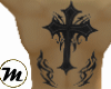Back tattoo - Cross