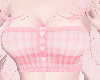 Tartan Crop Peach Med