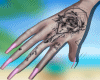 tattooed hand ☀