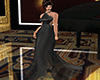 black side beaded dress