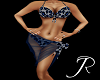 Bikini & Wrap Blu Animal