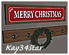 Christmas Bench & Pillow