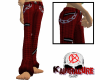 KR F Red Plaid Pants