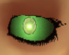 alien green eyes